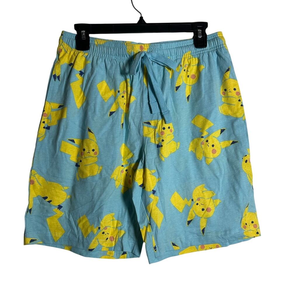 POKEMON Lounge Shorts NWT $20 Unisex Pull on Drawstring Pockets Size S